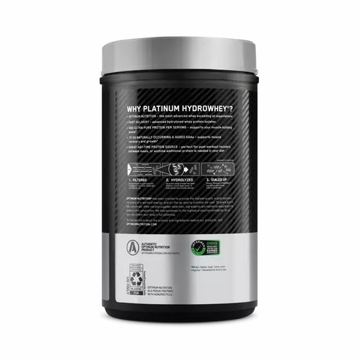 Optimum Nutrition PLATINUM HYDROWHEY™ Supercharged Strawberry 1.76 lb (20 Servings) | NBF-045127