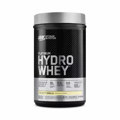 Optimum Nutrition PLATINUM HYDROWHEY™ Velocity Vanilla 1.76 lb (20 Servings) | DLR-019834