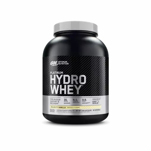 Optimum Nutrition PLATINUM HYDROWHEY™ Velocity Vanilla 3.52 lb (40 Servings) | GBC-025189