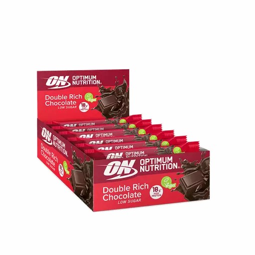 Optimum Nutrition Plant Protein Bar Double Rich Chocolate 720 grams (12 Bars) | GJP-576239