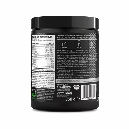 Optimum Nutrition Platinum Creatine Plus Orange 350 grams (50 Servings) | WOM-257046