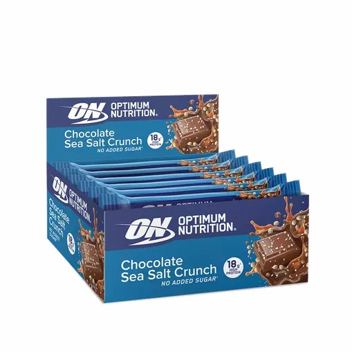 Optimum Nutrition Protein Bar Chocolate Sea Salt Crunch 720 grams (12 Bars) | WKP-610482