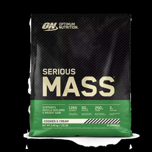 Optimum Nutrition Serious Mass Cookies & Cream 5.45 kg (16 Servings) | ZOL-920841