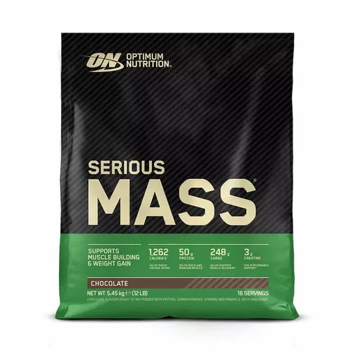 Optimum Nutrition Serious Mass Gainer Chocolate 5.45 kg (16 Servings) | BYT-048617